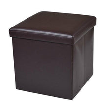 Load image into Gallery viewer, 15 Storage Ottoman - Folding Toy Box Chest Seat Ottomans Bench Foot Rest Stool