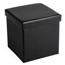 Load image into Gallery viewer, 15 Storage Ottoman - Folding Toy Box Chest Seat Ottomans Bench Foot Rest Stool