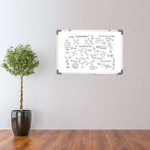Load image into Gallery viewer, 24 x16 Single Side Magnetic Writing Whiteboard Dry Erase Board Office W/ Eraser