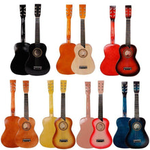 Load image into Gallery viewer, 8 Colors 25 Beginners Kids Acoustic Guitar 6 String w/ Pick Children Kids Gift