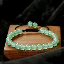 Load image into Gallery viewer, 8mm Mens Women Natural Gemstones Macrame Round Beads Braided Bracelet Handmade