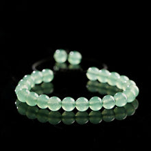 Load image into Gallery viewer, 8mm Mens Women Natural Gemstones Macrame Round Beads Braided Bracelet Handmade