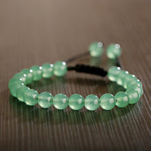 Load image into Gallery viewer, 8mm Mens Women Natural Gemstones Macrame Round Beads Braided Bracelet Handmade