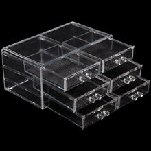Load image into Gallery viewer, Acrylic Cosmetic Organizer 6 Drawers Drawer Makeup Case Storage Holder Box