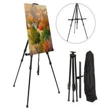 Load image into Gallery viewer, Art Tripod Painters Easel Stand - Adjustable Floor Easel Boards + Bag for Artist