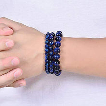 Load image into Gallery viewer, Fashion Natural Stone Blue Tiger Eye Malachite Beads Bracelets Men Women Jewelry