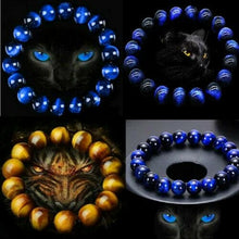 Load image into Gallery viewer, Fashion Natural Stone Blue Tiger Eye Malachite Beads Bracelets Men Women Jewelry