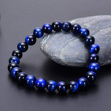 Load image into Gallery viewer, Fashion Natural Stone Blue Tiger Eye Malachite Beads Bracelets Men Women Jewelry
