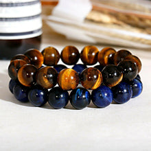Load image into Gallery viewer, Fashion Natural Stone Blue Tiger Eye Malachite Beads Bracelets Men Women Jewelry
