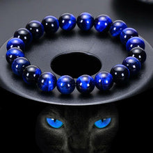 Load image into Gallery viewer, Fashion Natural Stone Blue Tiger Eye Malachite Beads Bracelets Men Women Jewelry
