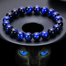 Load image into Gallery viewer, Fashion Natural Stone Blue Tiger Eye Malachite Beads Bracelets Men Women Jewelry
