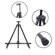 Load image into Gallery viewer, Folding Artist Painter Telescopic Studio Easel Tripod Display Stand Art Supplies