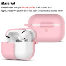 Load image into Gallery viewer, For Apple AirPods Pro Silicone Case Protector Shockproof Full Cover + Keychain