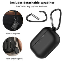 Load image into Gallery viewer, For Apple AirPods Pro Silicone Case Protector Shockproof Full Cover + Keychain