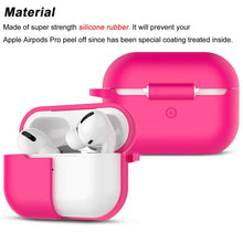 Load image into Gallery viewer, For Apple AirPods Pro Silicone Case Protector Shockproof Full Cover + Keychain
