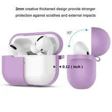 Load image into Gallery viewer, For Apple AirPods Pro Silicone Case Protector Shockproof Full Cover + Keychain