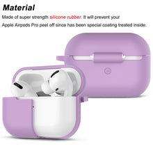 Load image into Gallery viewer, For Apple AirPods Pro Silicone Case Protector Shockproof Full Cover + Keychain