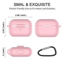 Load image into Gallery viewer, For Apple AirPods Pro Silicone Case Protector Shockproof Full Cover + Keychain