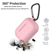 Load image into Gallery viewer, For Apple AirPods Pro Silicone Case Protector Shockproof Full Cover + Keychain
