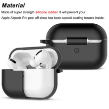 Load image into Gallery viewer, For Apple AirPods Pro Silicone Case Protector Shockproof Full Cover + Keychain