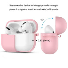 Load image into Gallery viewer, For Apple AirPods Pro Silicone Case Protector Shockproof Full Cover + Keychain