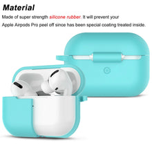 Load image into Gallery viewer, For Apple AirPods Pro Silicone Case Protector Shockproof Full Cover + Keychain