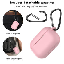 Load image into Gallery viewer, For Apple AirPods Pro Silicone Case Protector Shockproof Full Cover + Keychain