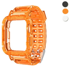 Load image into Gallery viewer, For Apple Watch Series 7/6/5/4/3/2/SE Clear Rugged Case with Band Strap 41/45mm