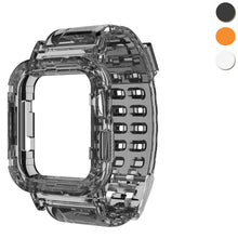 Load image into Gallery viewer, For Apple Watch Series 7/6/5/4/3/2/SE Clear Rugged Case with Band Strap 41/45mm