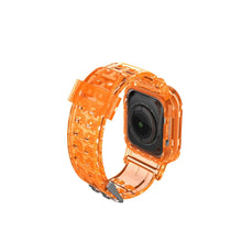 Load image into Gallery viewer, For Apple Watch Series 7/6/5/4/3/2/SE Clear Rugged Case with Band Strap 41/45mm