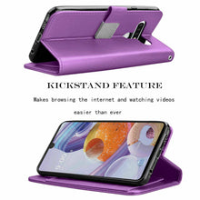 Load image into Gallery viewer, For LG Stylo 6 Flip Leather Wallet Phone Case Stand with Card Holder Kickstand