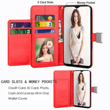 Load image into Gallery viewer, For LG Stylo 6 Flip Leather Wallet Phone Case Stand with Card Holder Kickstand