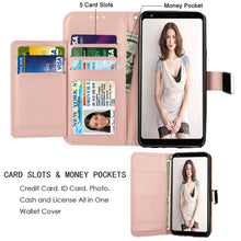 Load image into Gallery viewer, For LG Stylo 6/Stylo 5/4/5v/5x/5+ Leather Wallet Case Card Holder Stand Cover