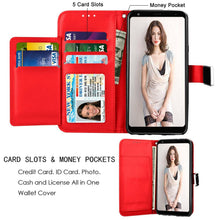Load image into Gallery viewer, For LG Stylo 6/Stylo 5/4/5v/5x/5+ Leather Wallet Case Card Holder Stand Cover