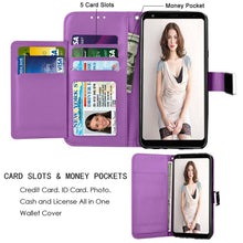 Load image into Gallery viewer, For LG Stylo 6/Stylo 5/4/5v/5x/5+ Leather Wallet Case Card Holder Stand Cover