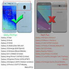 Load image into Gallery viewer, For Samsung Galaxy J3 V 2018 Orbit / Star Case Cover with Glass Screen Protector