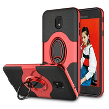 Load image into Gallery viewer, For Samsung Galaxy J7 V 2018/Crown/Refine/Star Ring Stand Case Cover +Car Holder