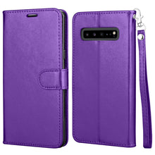 Load image into Gallery viewer, For Samsung Galaxy S10 5G Leather Wallet Flip Stand Case Cover with Card Holder