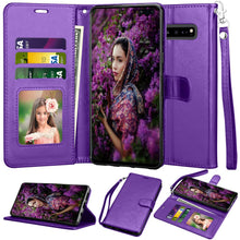 Load image into Gallery viewer, For Samsung Galaxy S10 5G Leather Wallet Flip Stand Case Cover with Card Holder
