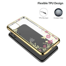 Load image into Gallery viewer, For iPhone 11,11 Pro, Xs Max, XR Crystal Clear Case Glitter Soft TPU Slim Cover