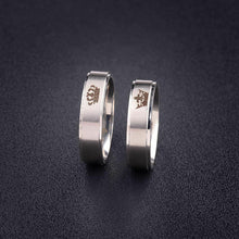 Load image into Gallery viewer, His Queen And Her King Stainless Steel Couple For Lover Engagement Rings Jewelry