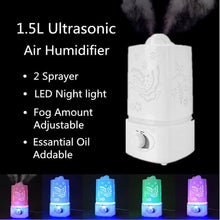 Load image into Gallery viewer, Hot Style 1.5L Ultrasonic Aroma Humidifier Air Diffuser Purifier Atomizer US