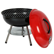 Load image into Gallery viewer, Iron Kettle BBQ Grill Portable Outdoor Camping Charcoal Stove with Vent