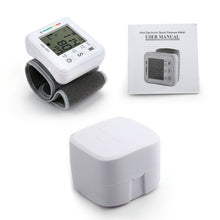 Load image into Gallery viewer, LCD Digital Wrist Blood Pressure Monitor BP Cuff Gauge Automatic Machine Tester