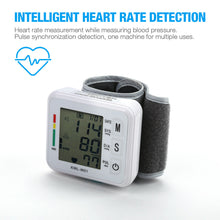 Load image into Gallery viewer, LCD Digital Wrist Blood Pressure Monitor BP Cuff Gauge Automatic Machine Tester