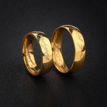 Load image into Gallery viewer, Lord of the Rings The One Ring Lotr Stainless Steel Fashion Men's Ring Size 6-13