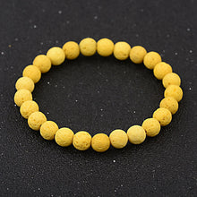 Load image into Gallery viewer, Men Women Handmade 8MM Natural Lava Stone Beads Healing Reiki Bracelets Jewelry