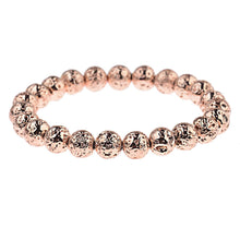 Load image into Gallery viewer, Men Women Handmade 8MM Natural Lava Stone Beads Healing Reiki Bracelets Jewelry