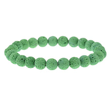 Load image into Gallery viewer, Men Women Handmade 8MM Natural Lava Stone Beads Healing Reiki Bracelets Jewelry