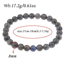 Load image into Gallery viewer, Men Women Handmade 8MM Natural Lava Stone Beads Healing Reiki Bracelets Jewelry